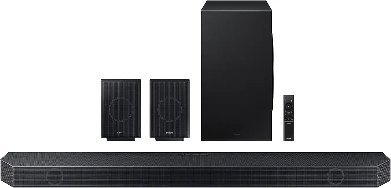Samsung HW-Q990C 11.1.4ch Soundbar w/Wireless Dolby Audio, Rear Speakers Included w/Q-Symphony, SpaceFit Sound Pro, Adaptive - B0BVWCDMNN
