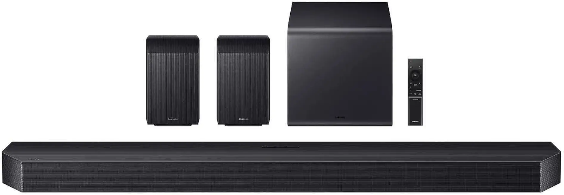 Samsung Q990F 11.1.4ch Q Series Soundbar with Wireless Dolby Atmos, Rear Speakers and Subwoofer - - B0H2FDZKN6
