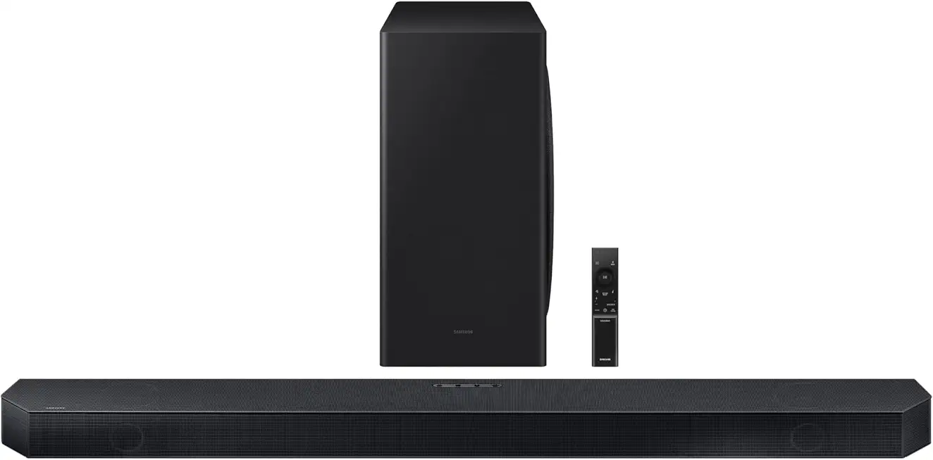 Samsung QS730D 3.1.2ch Soundbar w/Wireless Dolby Atmos Audio, Q-Symphony, SpaceFit Sound Pro, Adaptive Sound, Game - B0CTKSKDK4