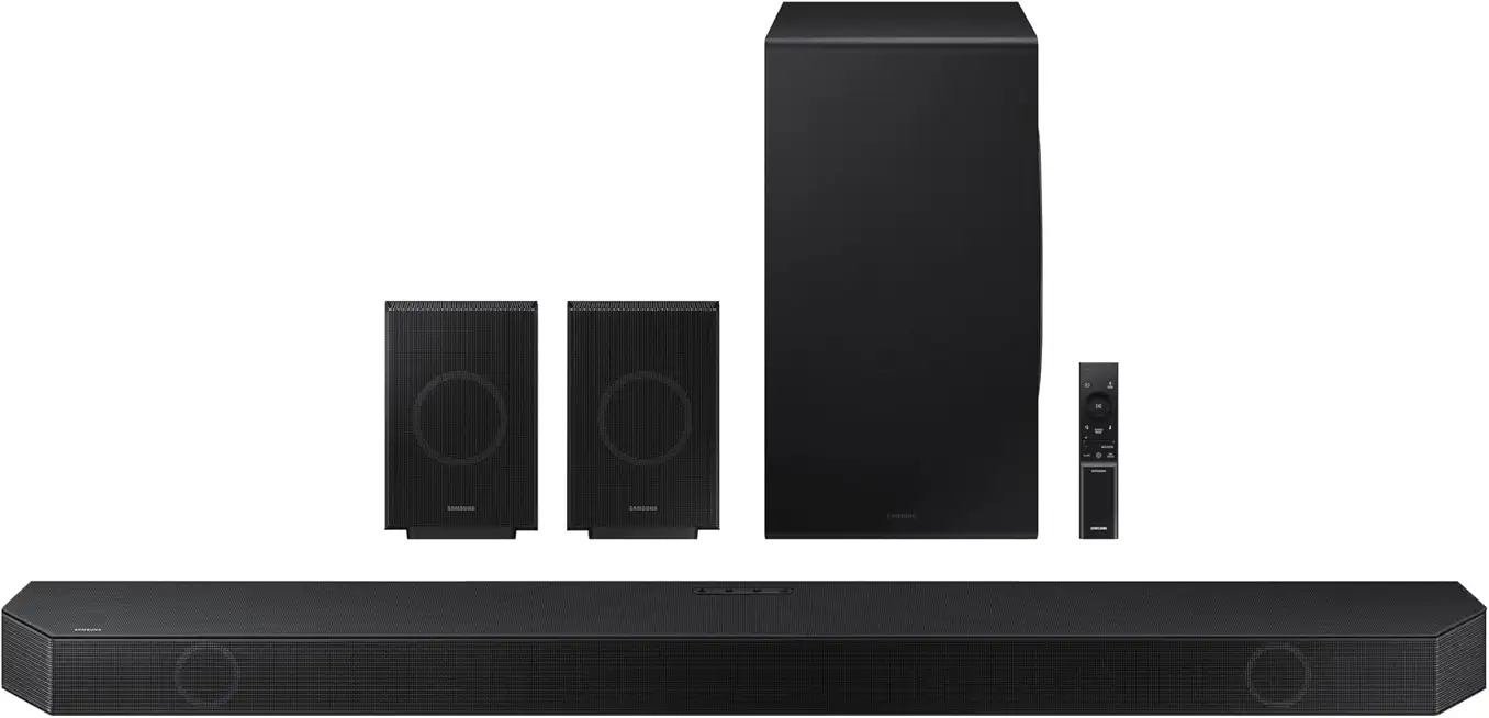 Samsung (Refurbished Q990D 5.1.2ch Soundbar w/Wireless Dolby Atmos Audio with Alexa Built-in, HW-Q990D/ZA (Renewed) - B0CX7BW4JV