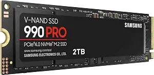 Samsung SSD 990 PRO 2TB, PCIe 4.0 M.2 2280, Up to 7,450 MB/s - B0BHJJ9Y77