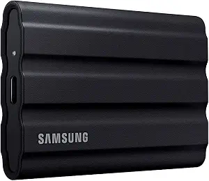 Samsung T7 Shield Portable SSD 1TB, USB 3.2 Gen 2, Up to 1,050 MB/s - B09VLK9W3S