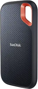Sandisk 2TB Extreme Portable SSD, Up to 1050MB/s, USB-C, USB 3.2 Gen 2, IP65 Water - B08HN37XC1