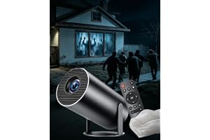 Scary Decorations Halloween Window Projector，black：With Effect fabric | Built-In Horror Videos, Scenes with Easy Setup, - B0HDRWTBKQ