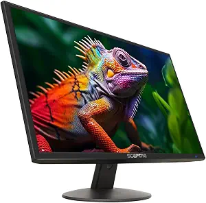Sceptre 24-inch Prime Monitor Thin 1080p LED Monitor 99% sRGB 2X HDMI VGA Build-in Speakers, - B0773ZY26F