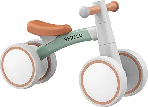 SEREED Baby Balance Bike for 1 Year Old Boy Girl, First Birthday Gift Toy - B08SGH7NKX