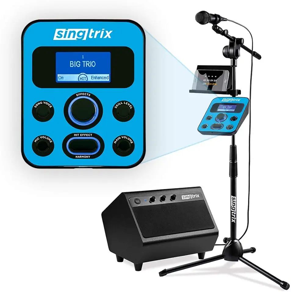 Singtrix Portable Karaoke Machine On Shark Tank, Kids & Adults, All-In-One Karaoke System, 350+Voice Effects - B00JBJ2HNO