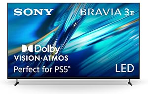Sony 55 Inch BRAVIA 3 II LED 4K HDR Smart Google TV with Gemini K-55XR30M2 - B0GM2JT4B6