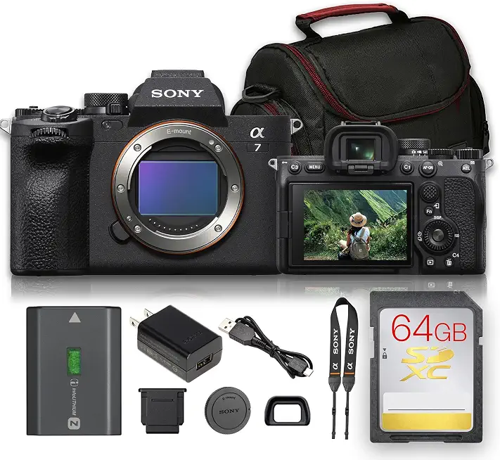 Sony a7 IV Mirrorless Camera 33MP & Bag Bundle - B0H96DY1LY