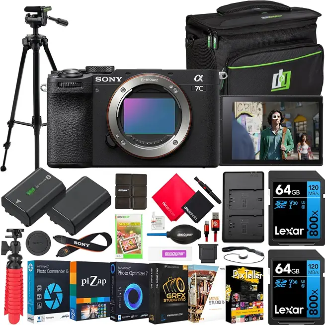 Sony a7C II Full Frame Mirrorless Interchangeable Lens Camera | Official Sony USA Partner Model - B0CNQTBRNY