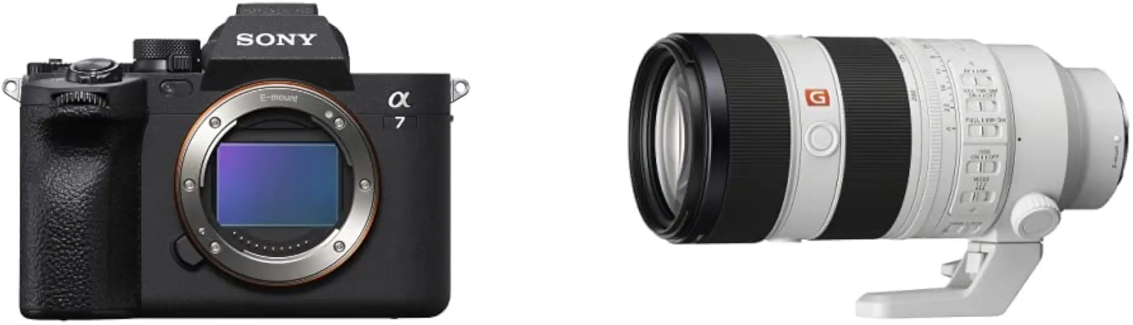 Sony Alpha 7 IV Full-Frame Mirrorless Interchangeable Lens Camera,Body Only, Black & Sony FE 70-200mm - B0B7ZVFQLV