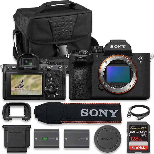 Sony Alpha 7 V Full-Frame Hybrid Mirrorless Camera: 30fps Blackout-Free Shooting, AI Autofocus, 5-Axis in-Body - B0GTWRLRBQ