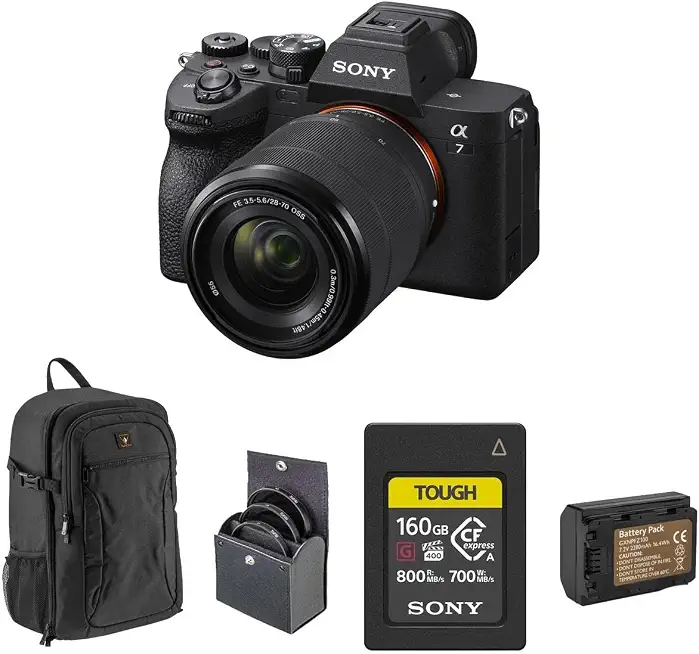Sony Alpha a7 IV Full Frame Mirrorless Digital 4K Camera with FE 28-70mm Lens - - B0BMT5RKNV