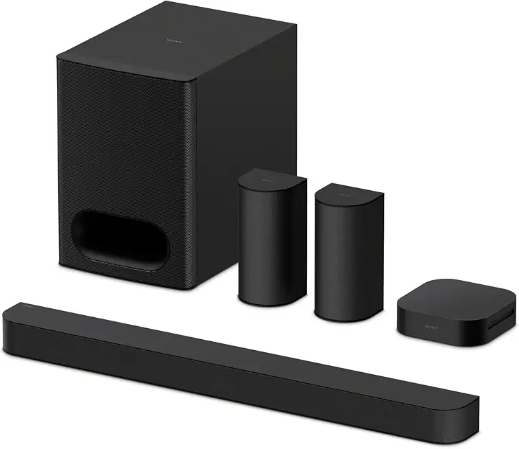 Sony BRAVIA Theater System 6 5.1ch Soundbar with Subwoofer & Rear Speakers - B0DYWTWN8R
