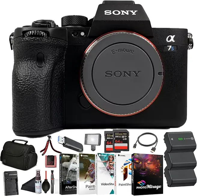 Sony α7S III Full-Frame Mirrorless Camera 12.1MP & Battery Bundle - B0CS6Z49JR
