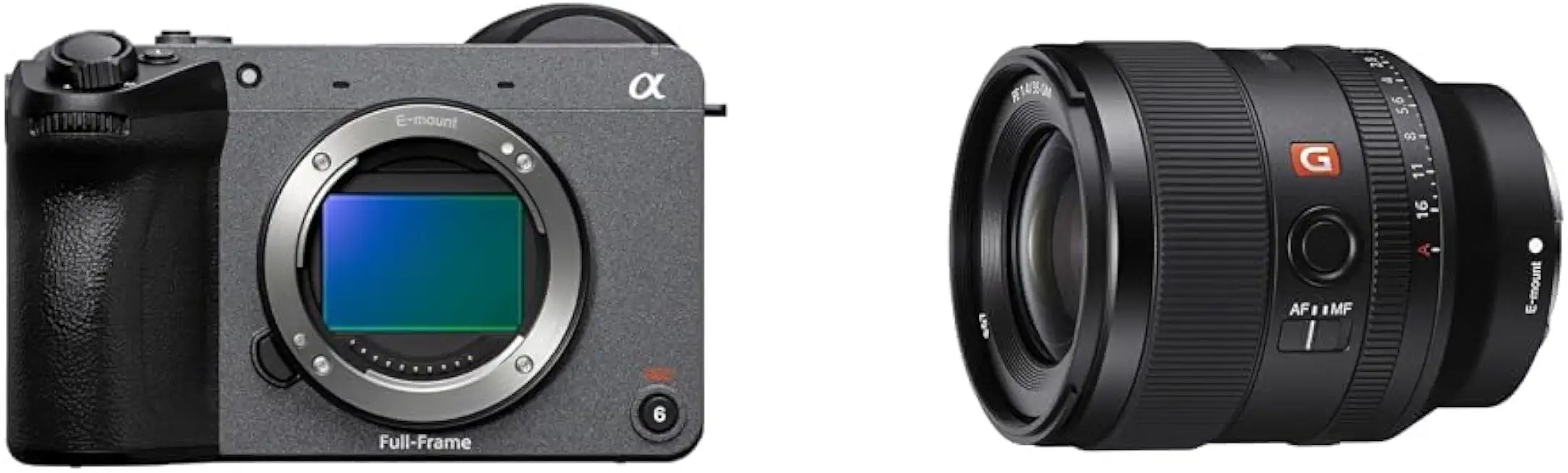 Sony FX2 Full-Frame Cinema Camera Body Only + Sony FE 35mm F1.4 GM Full-Frame Large-Aperture - B0FM9N42XJ