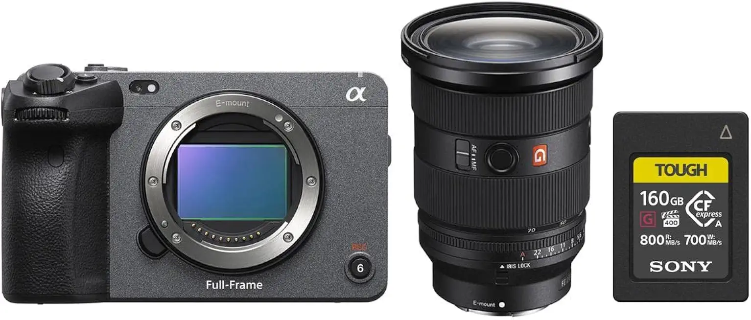 Sony FX3 Cinema Camera with FE 24-70mm f/2.8 GM II Lens Bundle - B0BLBTTFK2