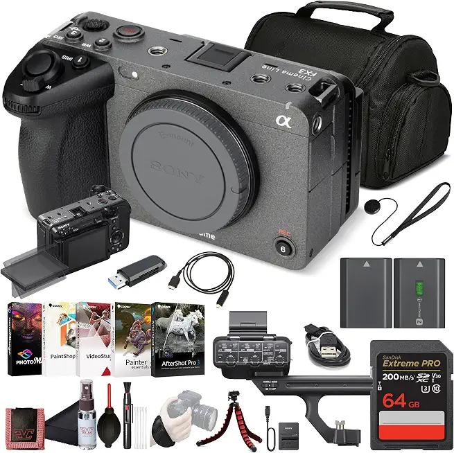 Sony FX3 / FX3A Cinema Line Full-Frame Mirrorless Camera – 12.1MP Exmor R BSI Sensor - B0CQZ1TBP9