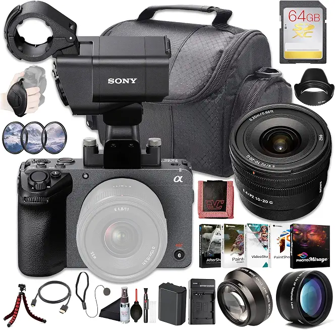 Sony FX30 Cinema Camera w/XLR Handle & 10-20mm Lens (ILME-FX30XLR) Bundle - B0CS3XVW92