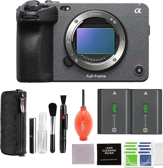 Sony FX3A Full-Frame Cinema Camera Bundle with Extra Battery + More Additional Accessories - B0FM8L162V
