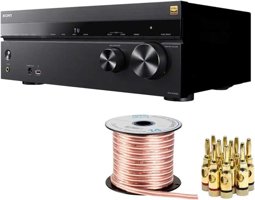 Sony STR-AN1000 7.2 Channel 8K Av Receiver Bundle - B0BYLR628S
