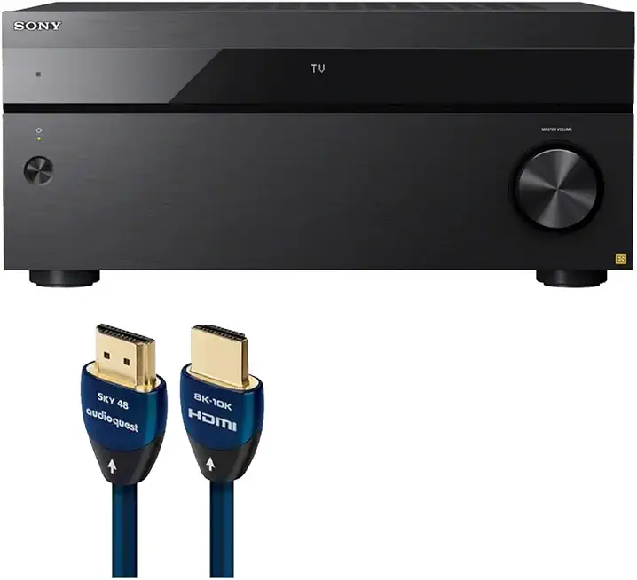Sony STR-AZ7000ES 13.2 Channel 8K AV Receiver with AudioQuest SKY 3m HDMI Cable - B0FJ312XF8