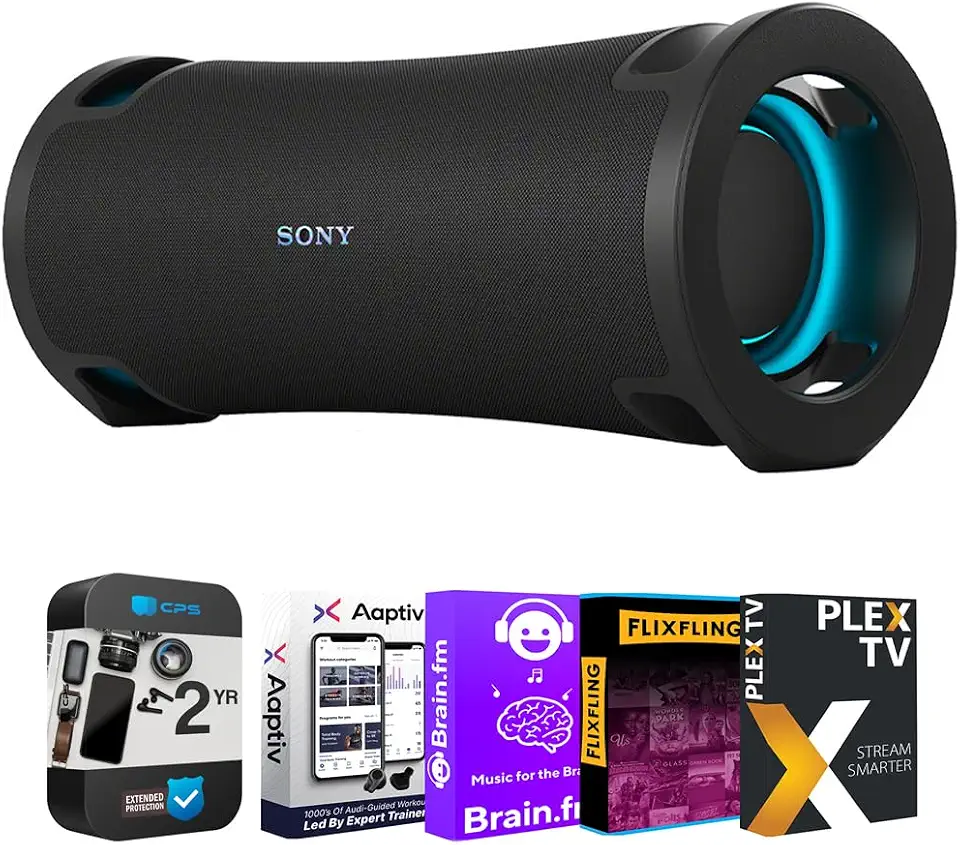 Sony ULT Field 7 Wireless Portable Bluetooth Karaoke Party Speaker IP67 Waterproof with 30 Hour-Battery, - B0D6KGD8DC