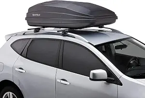 SportRack Vista XL Rear Opening Cargo Box,Black - B00BCLL8C0