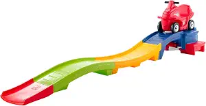 Step2 Up & Down Roller Coaster Kids Ride On Toy, Push Car, Indoor/Outdoor Playset, Made - B08J8G3K3N