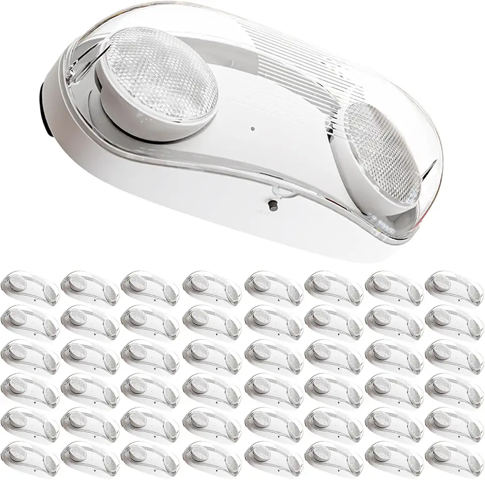 Sunco 48 Pack LED Emergency Light with 90 Minute Battery Backup, 2.4W | 400LM, 6500K, - B0HC8KB8Y5