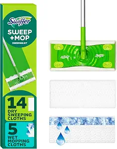 Swiffer Sweeper 2-in-1 Mops for Floor Cleaning, Dry and Wet Multi Surface Floor Cleaner, Sweeping - B07YQDH1N1