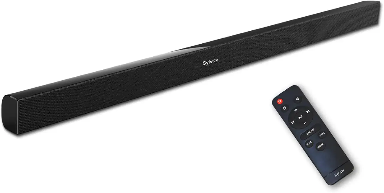 SYLVOX Outdoor Soundbar, IP65 Waterproof Rating - B0CXY287G6