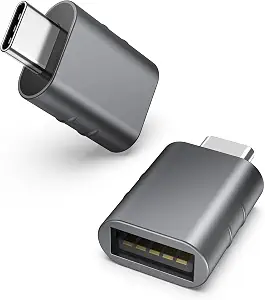 Syntech USB C to USB Adapter Pack of 2, USB 3.0 to Thunderbolt 5/4 Adapter - B07CVX3516