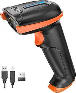 Tera Barcode Scanner Wireless 1D Laser Cordless Barcode Reader with Battery Level Indicator, Versatile 2 - B078SQ91FB