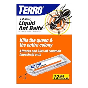TERRO Liquid Ant Killer Bait Stations, 12-Pack, Indoor Ant Traps, T300B - B00E4GACB8