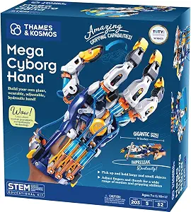 Thames & Kosmos Mega Cyborg Hand STEM Experiment Kit | Build Your Own GIANT Hydraulic - B085LRW4VR