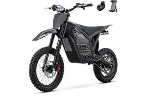 TICSKY Electric Dirt Bike,4500W Peak Motor 48V 23Ah 45MPH 50 Miles Range | ABS Hydraulic - B0H7HHF7LD