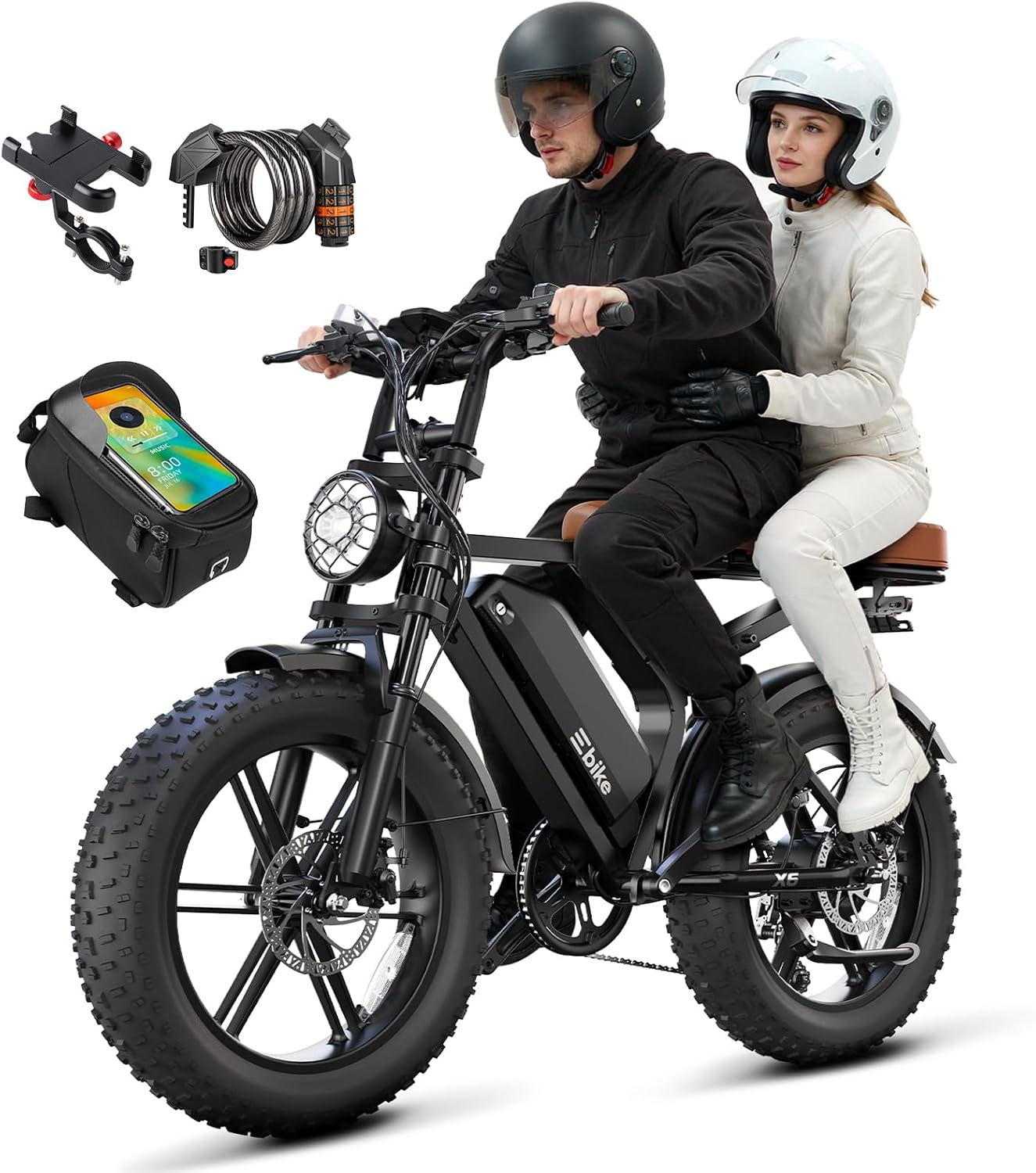TS TST GRP LLC Electric Bike for Adults, Peak 1500W - B0GGBNWT7C
