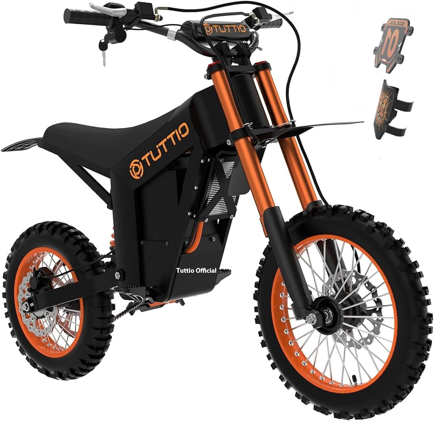 Tuttio Soleil01 Electric Dirt Bike, 40MPH E Dirt Bike for - B0DKFQDF5Q