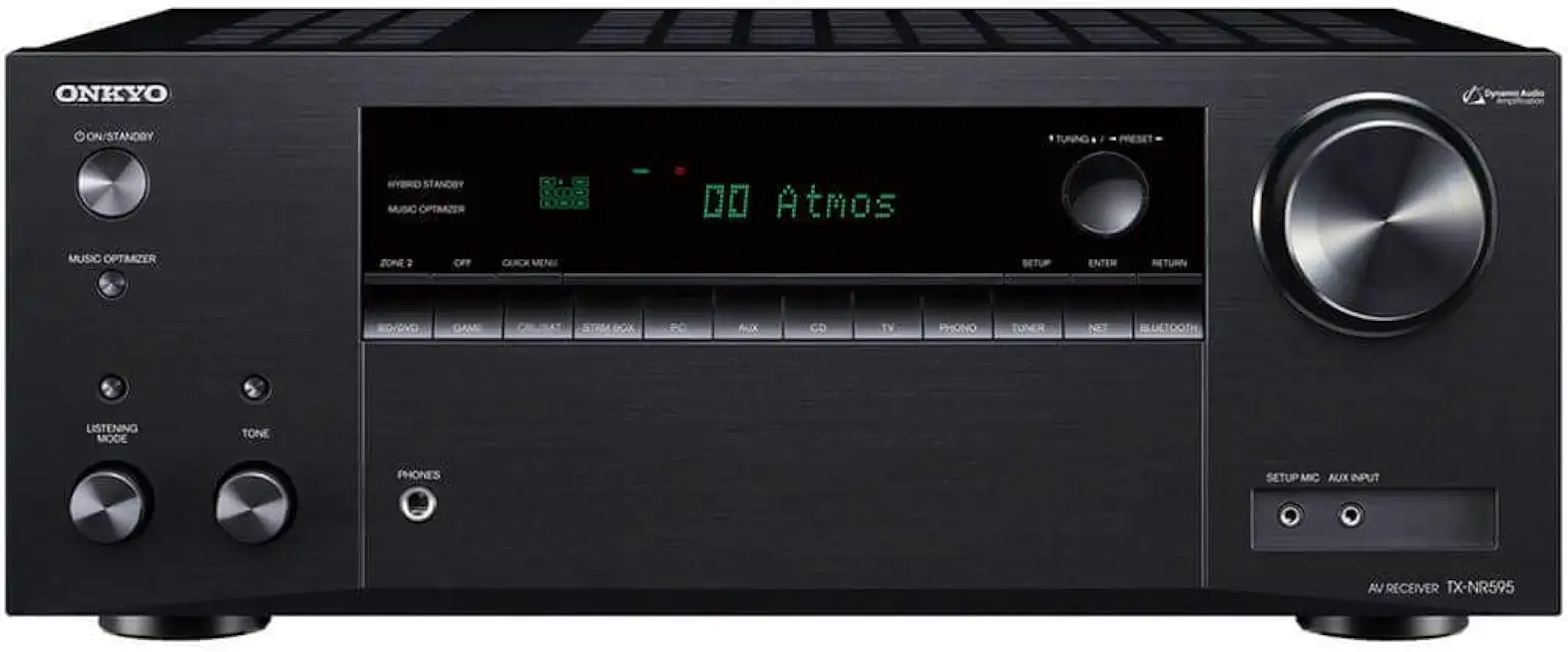 TX-NR595 Home Audio Smart Audio and Video Receiver, Sonos Compatible and Dolby Atmos Enabled, 4K - B07SY4KC38