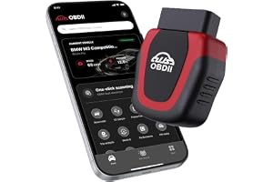 UJS Rocco Pro OBD2 Scanner Bluetooth, ABS/SRS/Transmission, No Subscription | Car Diagnostic Tool for iPhone - B0GXZYJZ2M