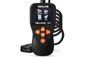 V380 OBD2 Scanner for Check Engine Light, Color Display Car Code Reader | Read & - B0H26NYN5P