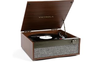 Victrola Century Core - 3-in-1 Bluetooth Record Player - Walnut | 3-Speed turntable, 2-way Bluetooth - B0HF6N6CPF