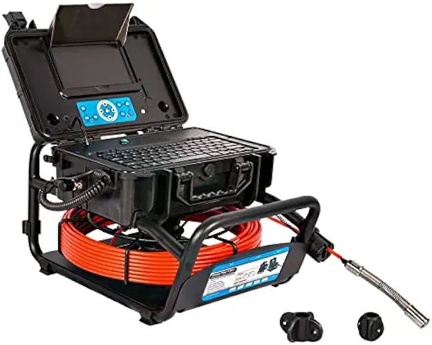 Vividia VS-749Bplus All-in-One Pipe Sewer Drain Tube Video Inspection Camera with 7" Portable Screen 115ft - B09Q6DPQ7Z