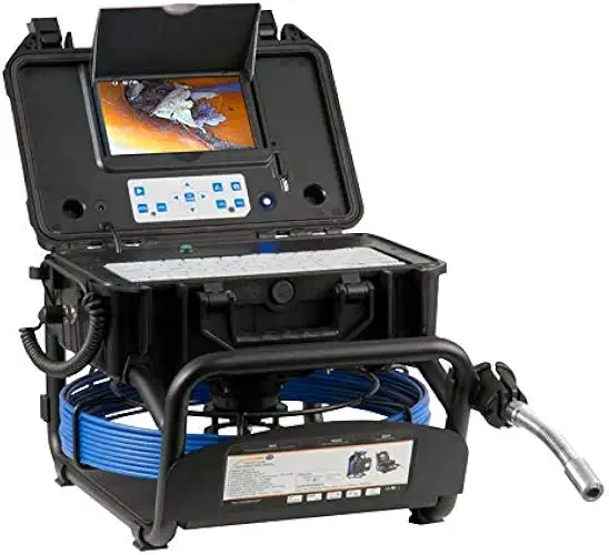 Vividia VS-749plus All-in-One Pipe Sewer Drain Tube Video Inspection Camera with 7" Portable Screen 131ft - B08WJ33PDK