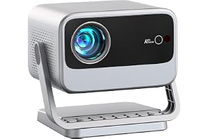 VOPLLS 4600 ANSI Smart 4K Projector with WiFi & Bluetooth,Autofocus | Now with Netflix/YouTube/Prime Video,TOF - B0H8RK27V5