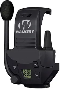 WALKER'S Razor Walkie Talkie Attachment - 22 Channels 3 Miles Range Distance Voice-Activated Handsfree Communication - B07QFCP93T