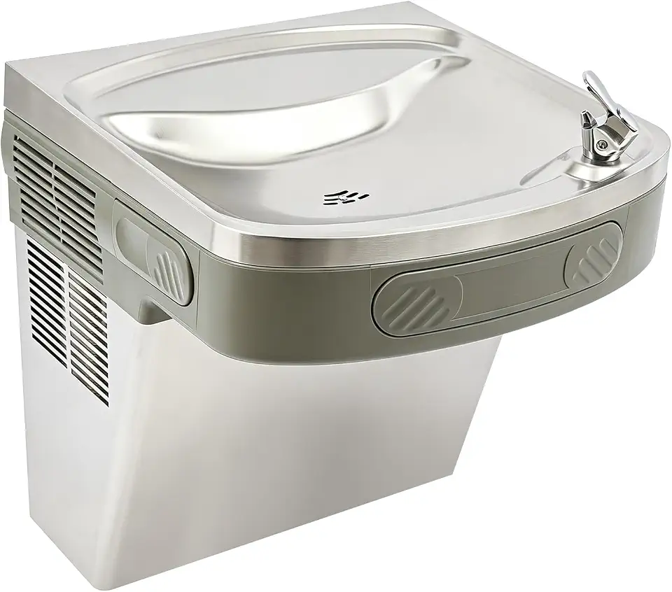 Wall Mount Cooler, Large Water Tank, Temp Steady 41°F-44.6°F, CE Certified | 19.09 × 17.91 - B0HFWNPWZ3