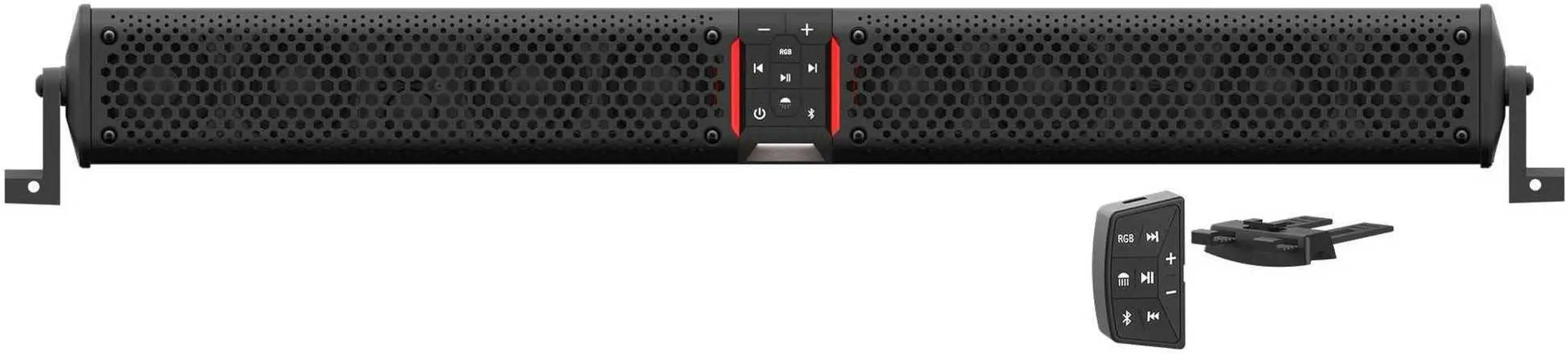 Wet Sounds Stealth XT 12-B - All-in-One IP67 Weatherproof 300-Watt Amplified Bluetooth 12-Speaker Soundbar with - B0BRJPSPFH