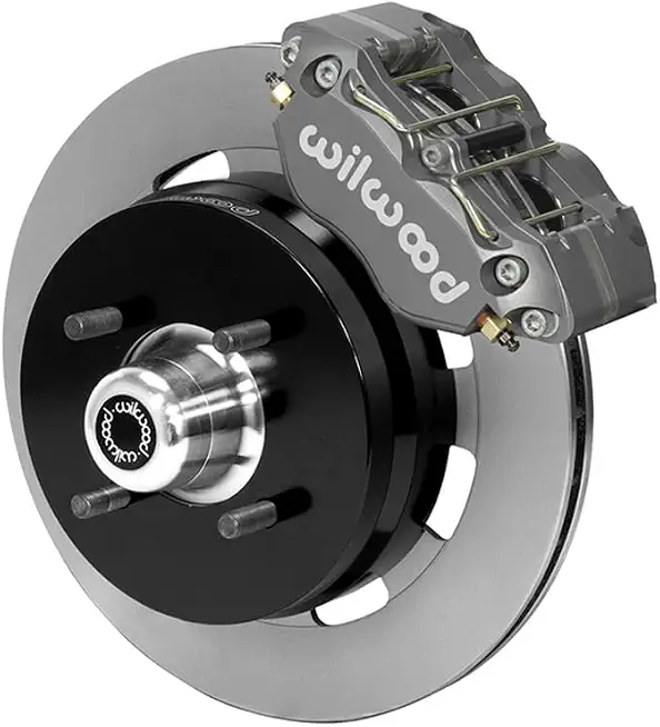 Wilwood 140-11743 Dynapro Radial 11.75" Front Hub Big Brake Kit With Gray Anodized Calipers, Compatible - B0C9SVRBHT